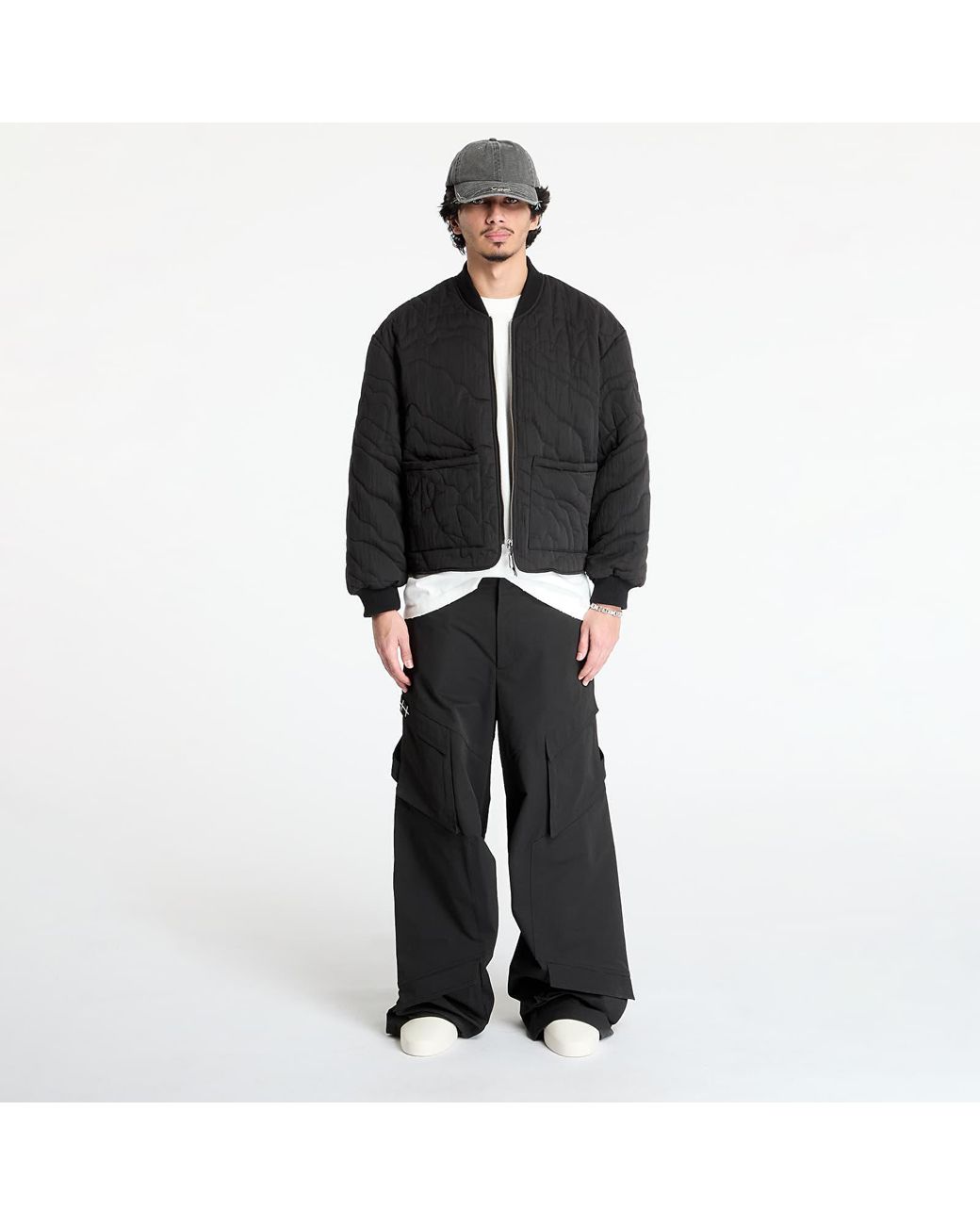 Giacca Lining Quilted Jacket di FTSHP in Black