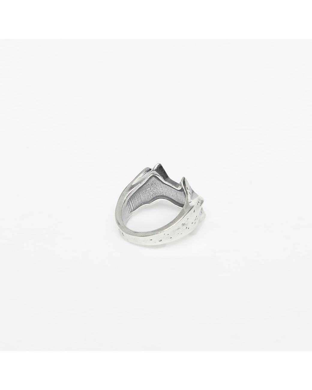 Twojeys Metallic Ring Tilted Icon Ring