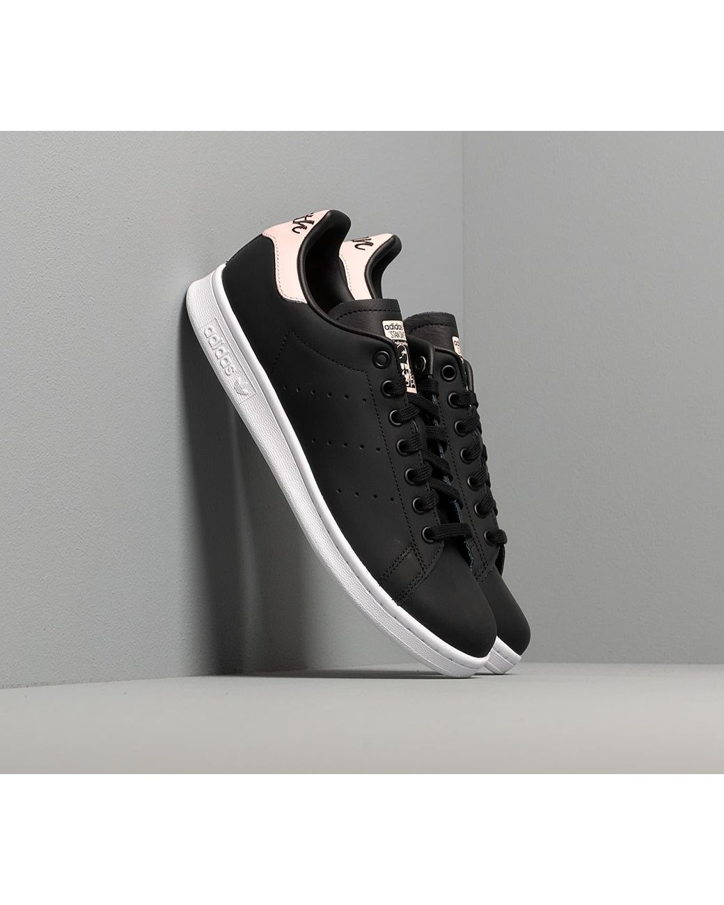 adidas Originals Adidas Stan Smith W Core Black/ Ice Pink/ Ftw White | Lyst