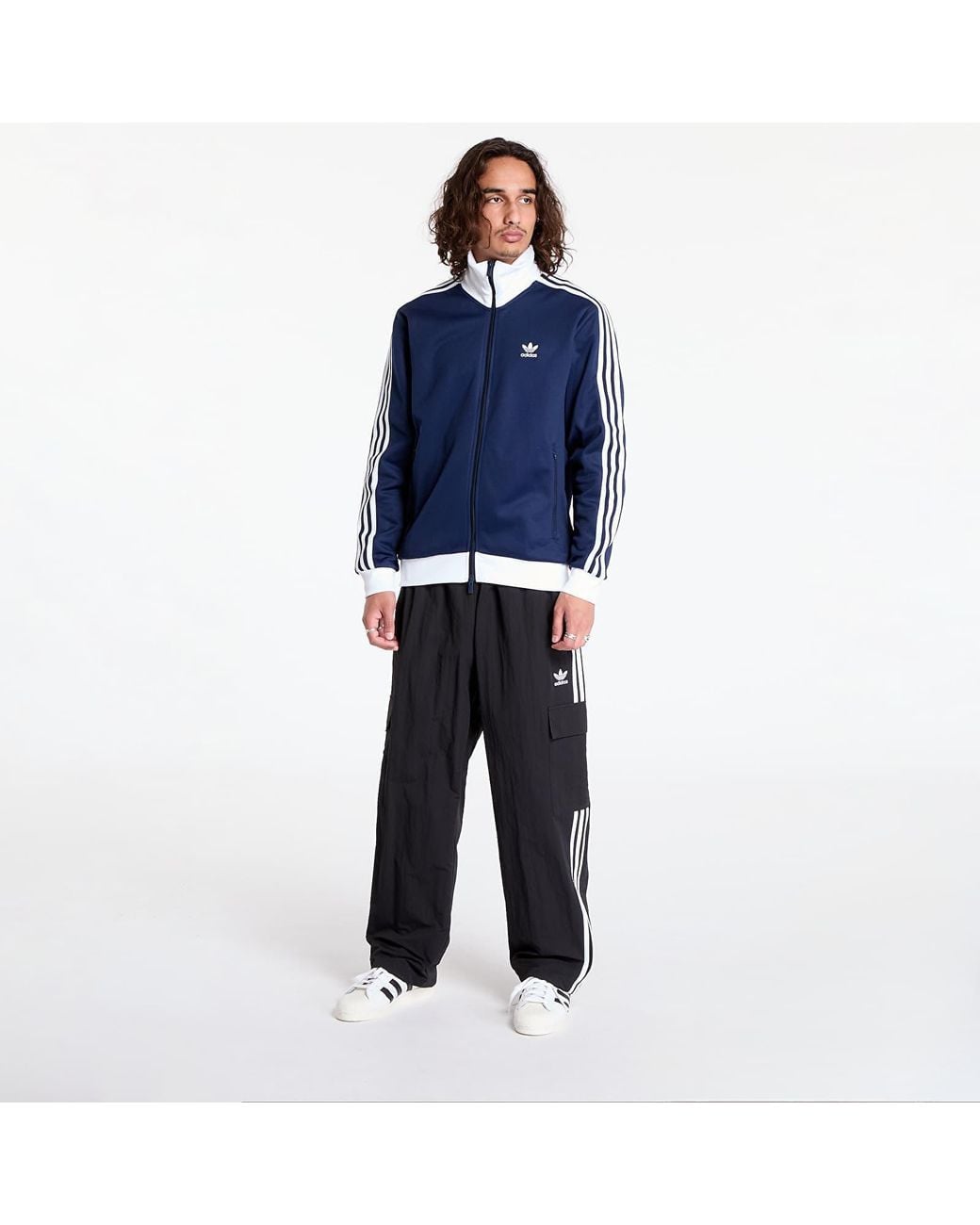 Adidas Originals Jas Adidas Adicolor Classic Beckenbauer Track Top in het Blue voor heren