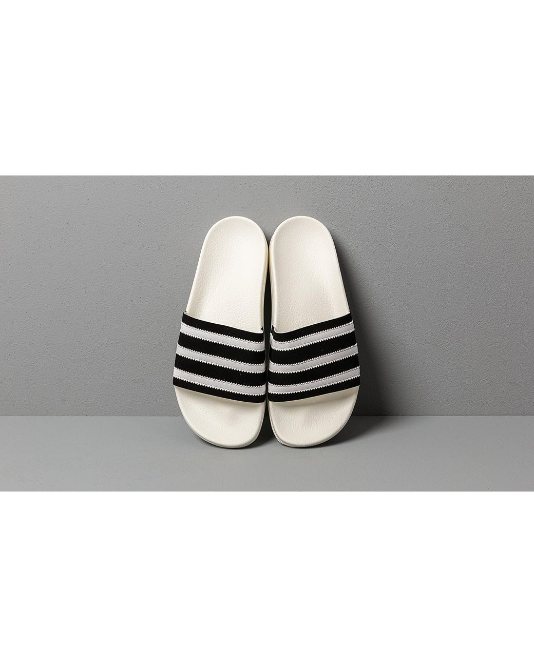 adidas Originals Adidas Adilette Core Black/ Ftw White/ Off White for Men |  Lyst