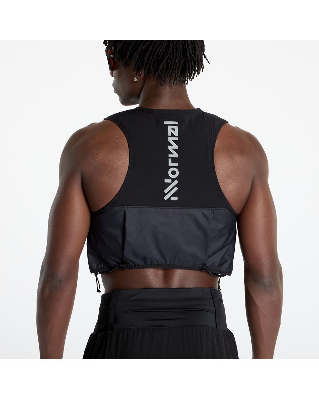NNormal Black Vest Race Vest for men