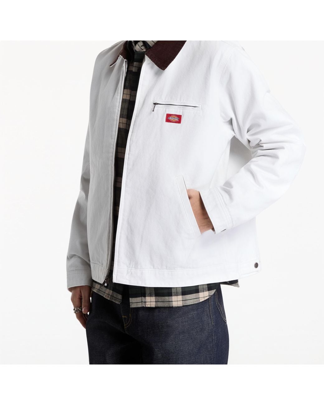Dickies Jas 758 Duck Jacket in het White voor heren