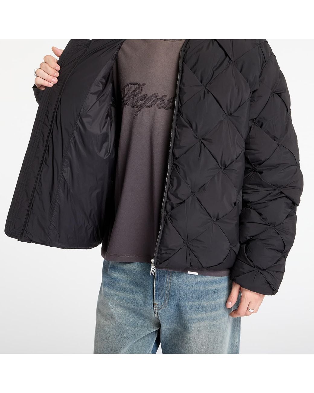 Represent Jas Pillow Puffer in het Black voor heren
