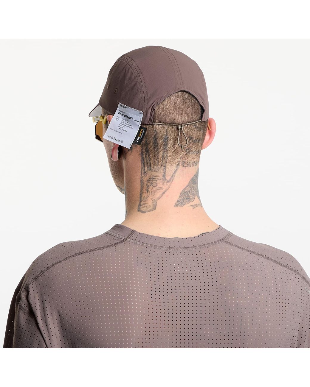 Satisfy Brown Peaceshell Cordura Trail Cap