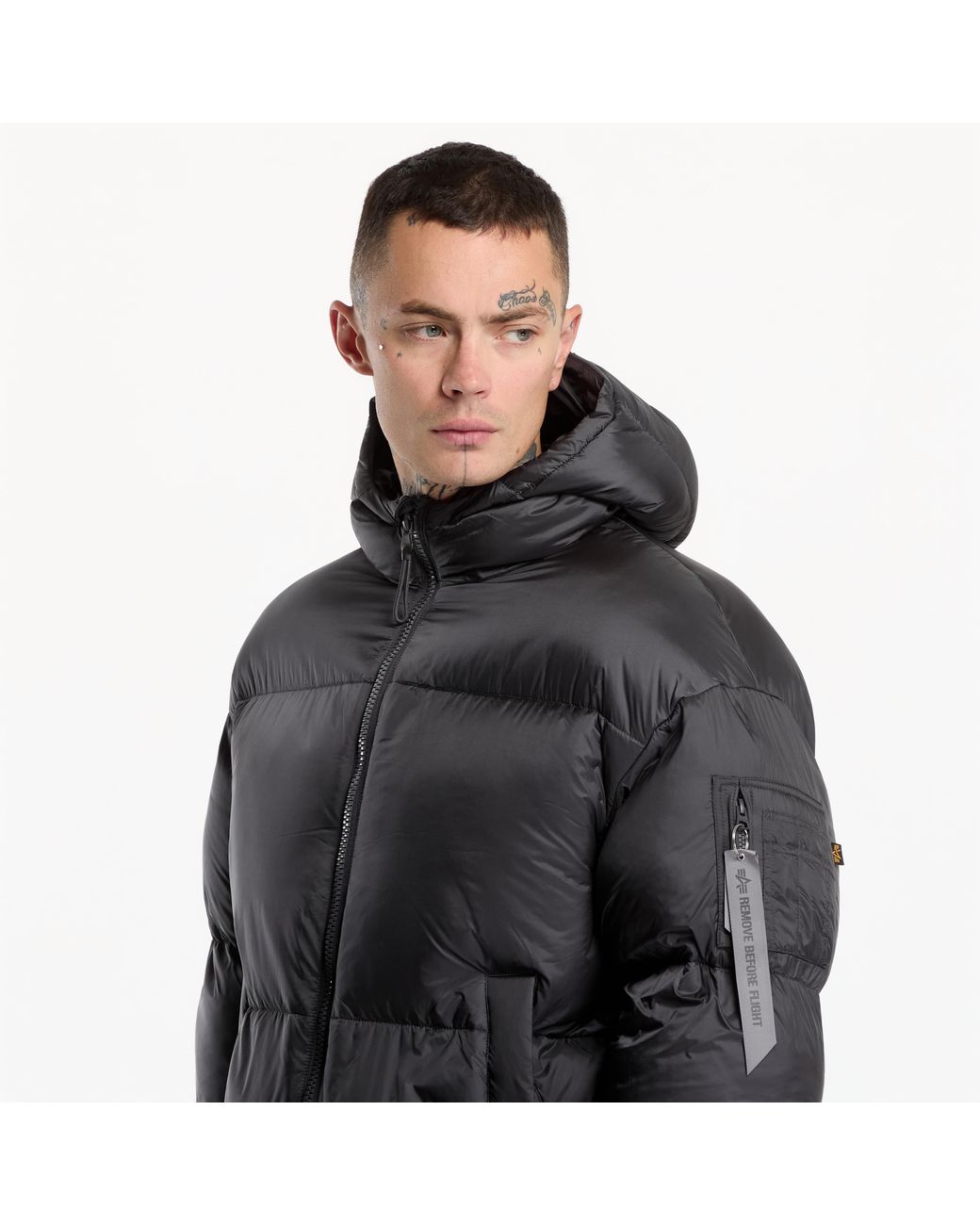 Alpha Industries Jas Cloud Puffer Bomber in het Black voor heren