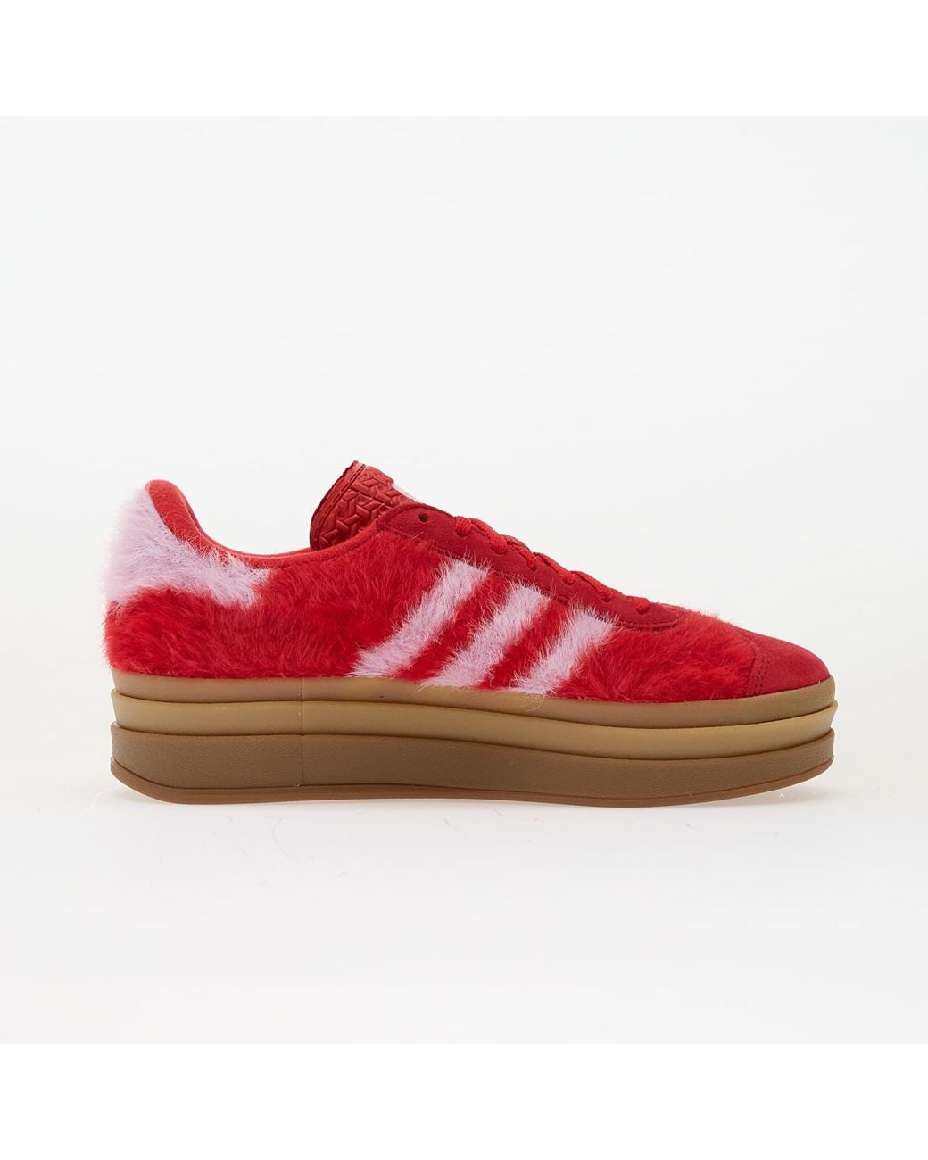 Adidas Originals Sneakers Adidas Gazelle Bold W Better Scarlet/ Bliss Lilac/ Metallic Eur in het Red