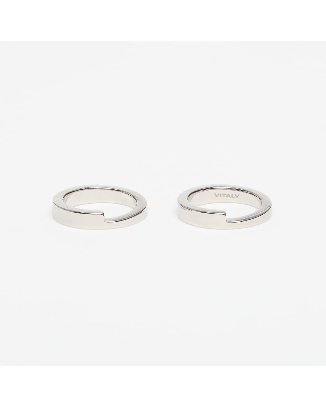 Anello Gridlok Ring di Vitaly in White