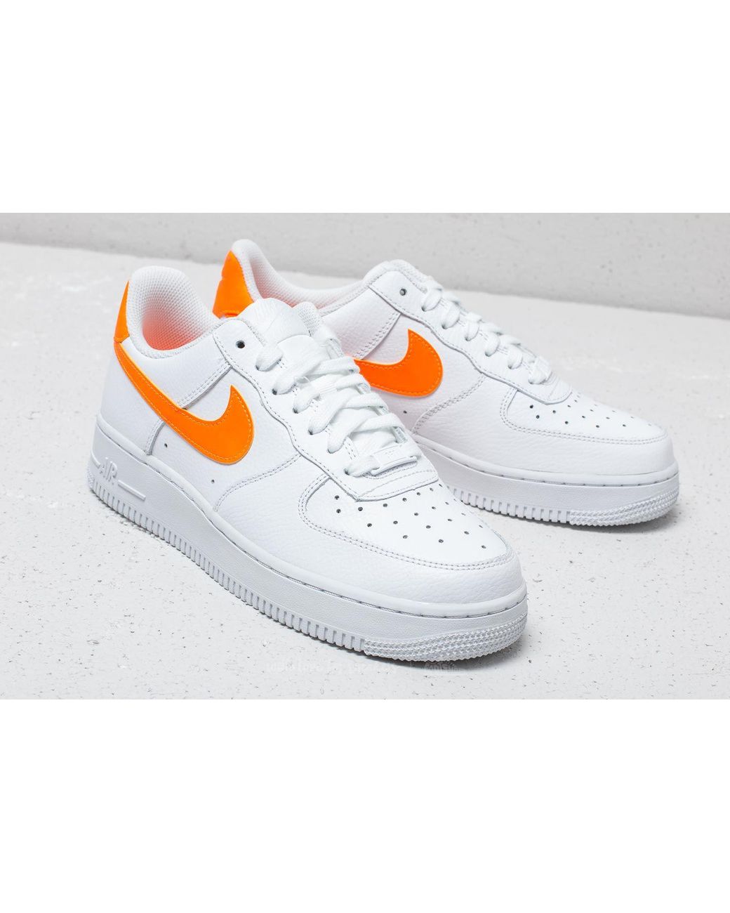 white and orange forces