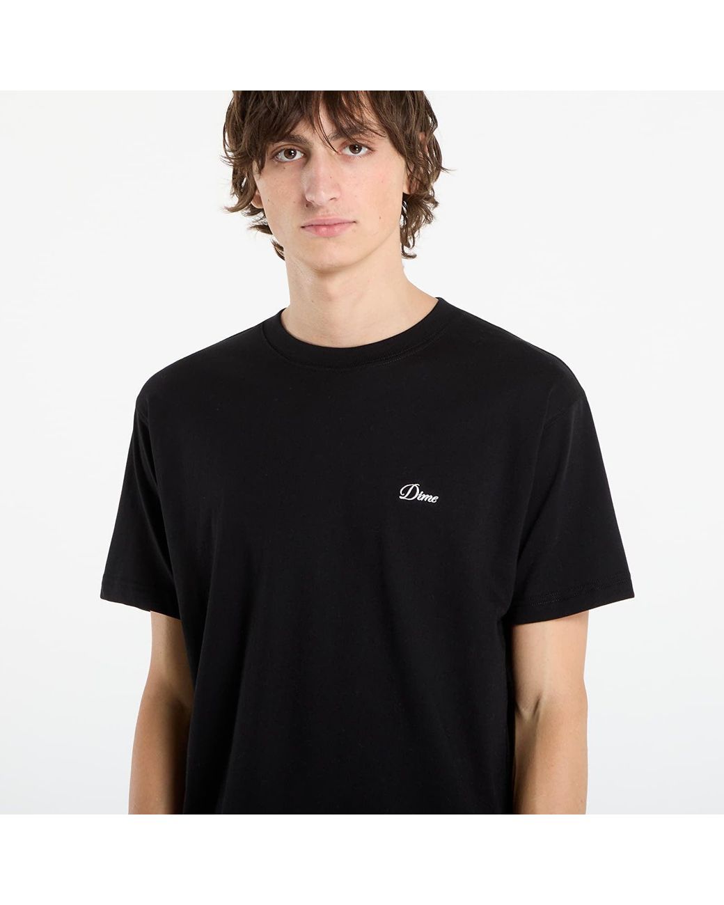 Dime T-Shirt Cursive Small Logo T-Shirt in Black | Lyst