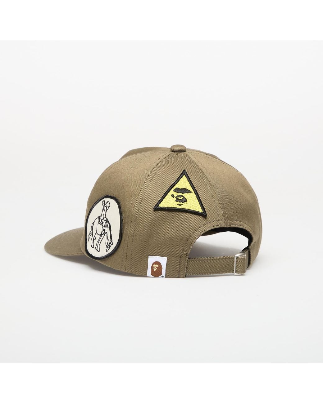 A Bathing Ape Pet Multi Patch Cap in het Green