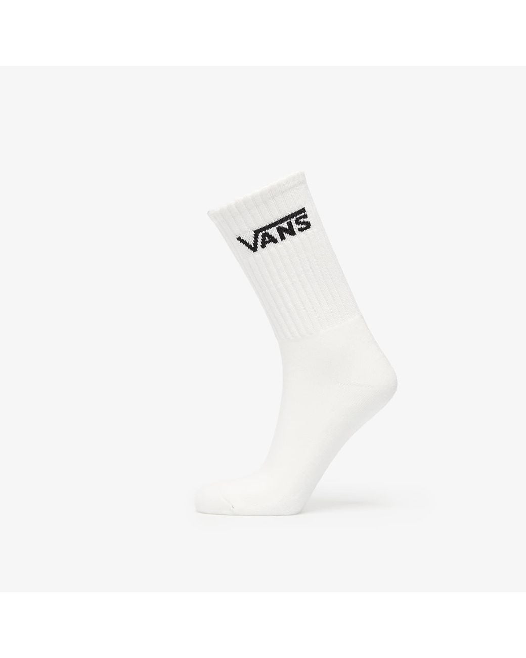 Vans White Classic Crew Socks 3-Pack