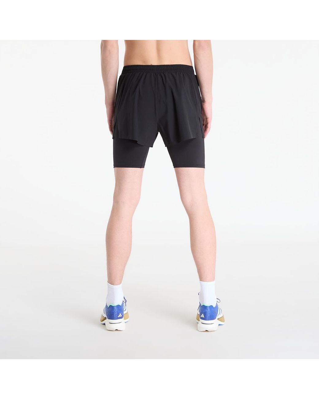 Adidas Originals Korte Broek Adidas X Entire Studios D4T Training 2In1 Shorts in het Blue voor heren