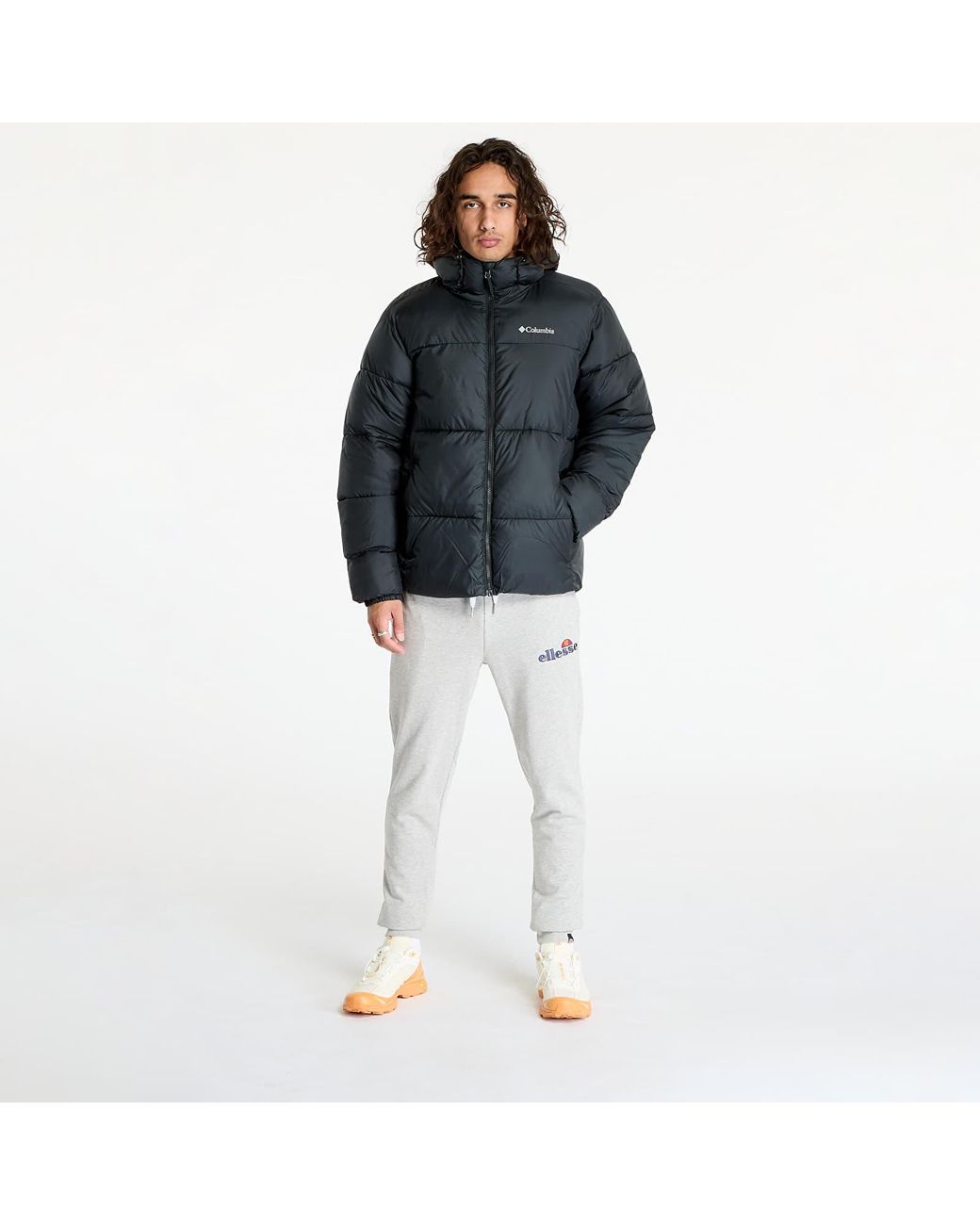 Columbia Blue Jacket Puffect Ii Hooded Jacket for men