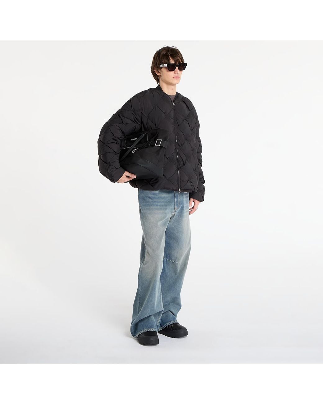Represent Jas Pillow Puffer in het Black voor heren