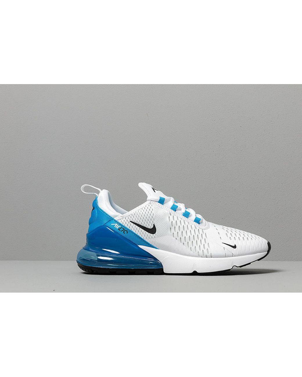Nike air max top 270 white/black/photo blue/pure platinum