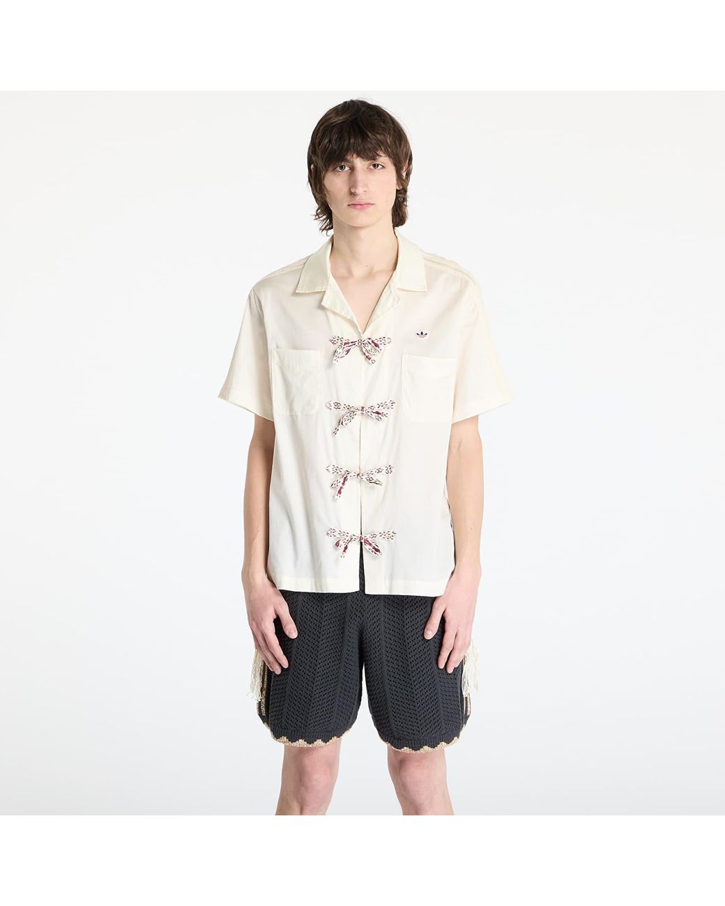 adidas × CLOT CLOT BWL SHIRT / CRMWHT     要在庫確認 Adidas CLOT BWL SHIRT White | BSTN Store