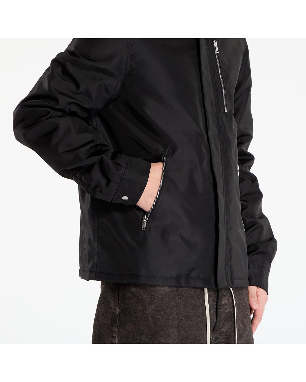 Rick Owens Concealed Zipfront Jacket in Black für Herren