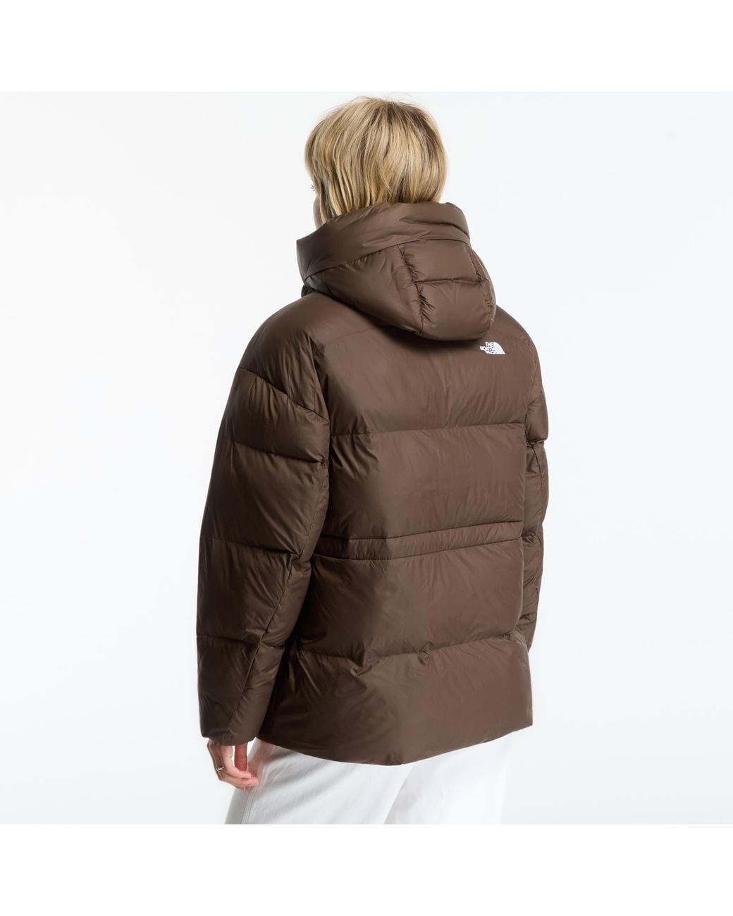 The North Face Jas Puffer Oversized Jacket in het Brown