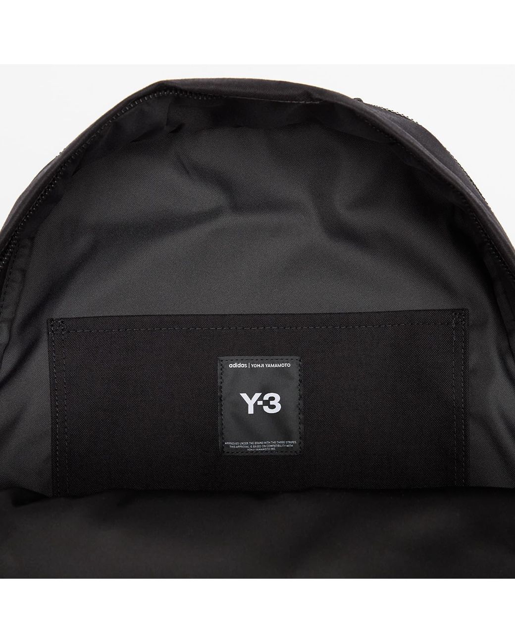 Y-3 Black Stapl Backpack