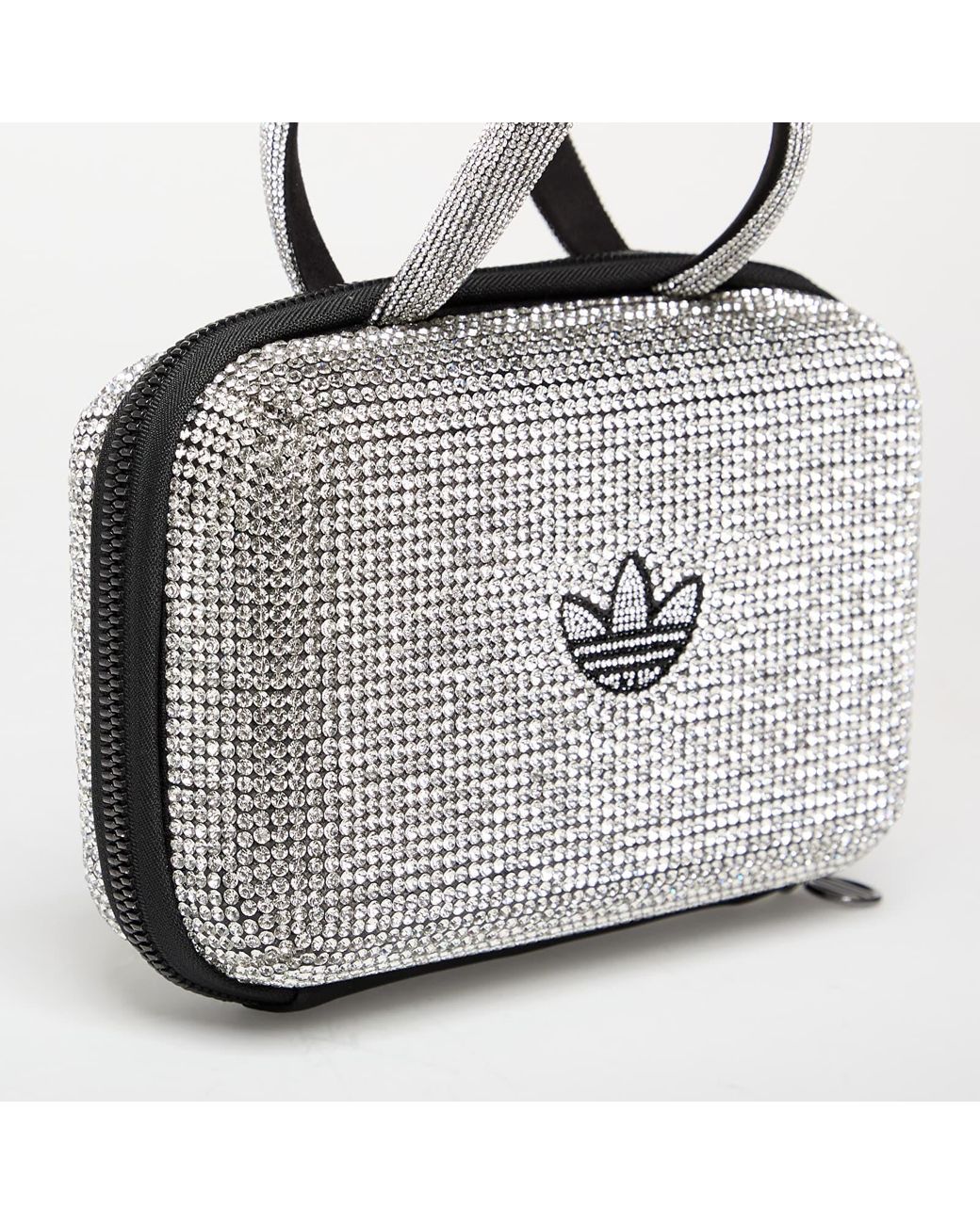 adidas Originals Bag Adidas Rhinestone Clutch Bag in Gray | Lyst