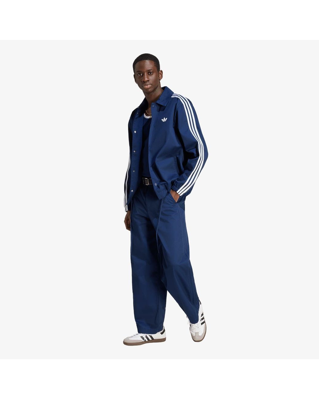 Adidas Originals Blue 3S Jackets for men