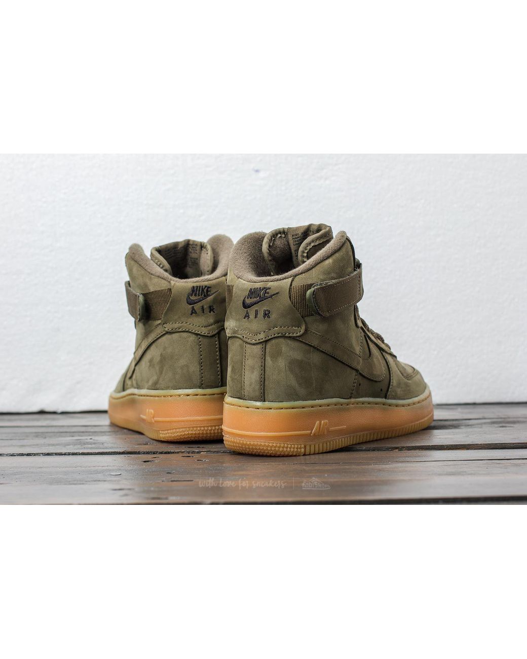 Nike Suede Air Force 1 High Wb (gs) Medium Olive/ Medium Olive in Green for  Men | Lyst
