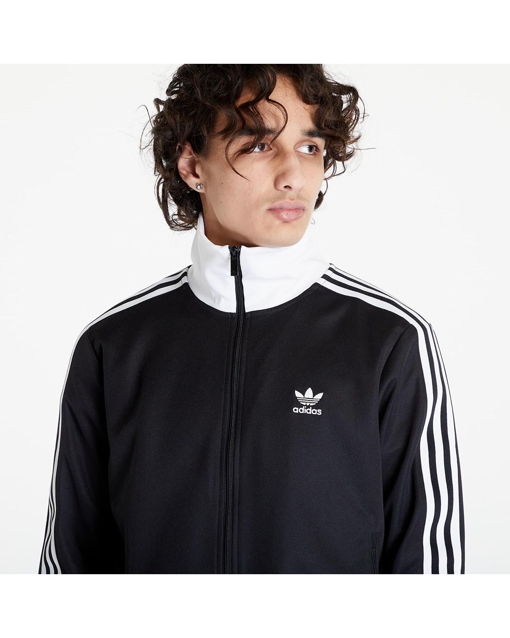 Adidas originals beckenbauer track top black deals