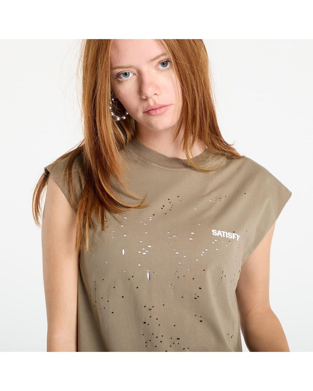 Atify Mothtech Mucle Tee Uniex di Satisfy in Multicolor