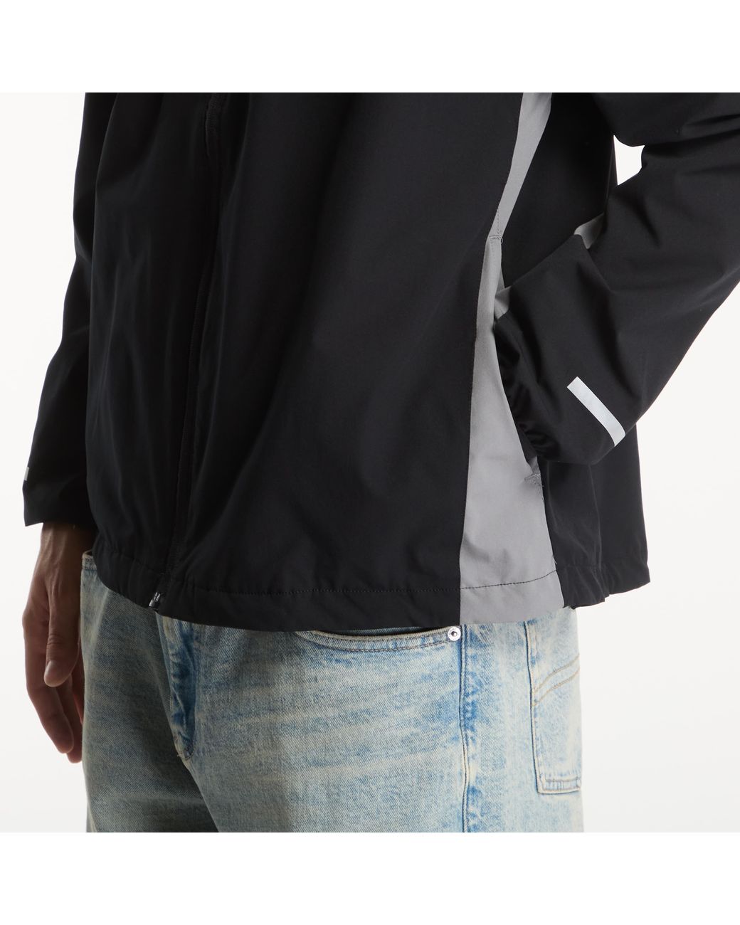 Reebok Black Jacket Id Lightweight Windbreaker/ 4 for men