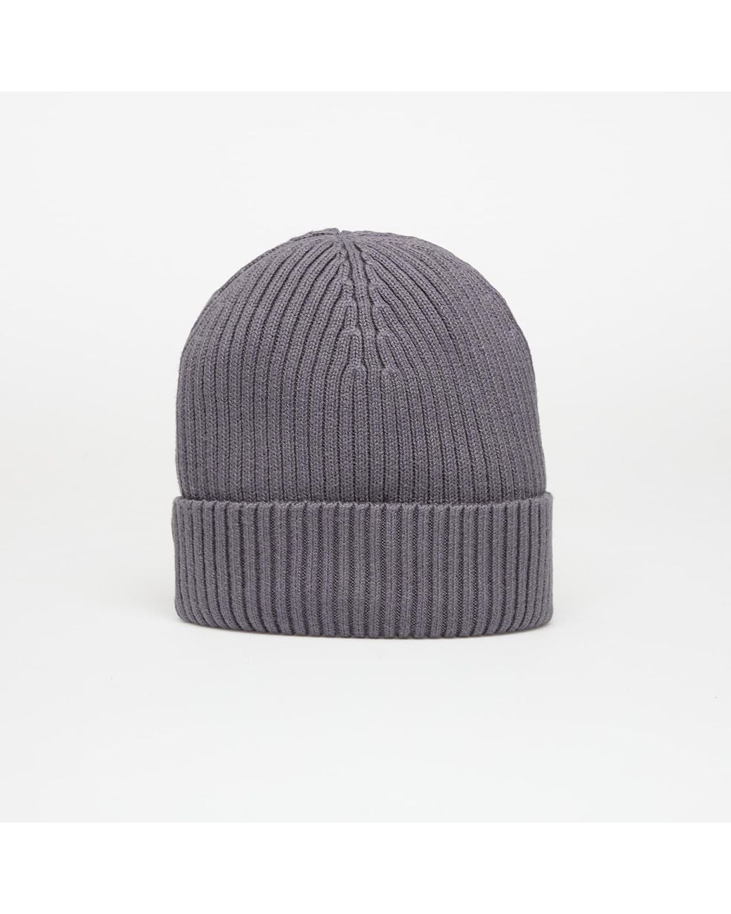 Calvin Klein Gray Mütze Patch Chunky Rib Cot Hat