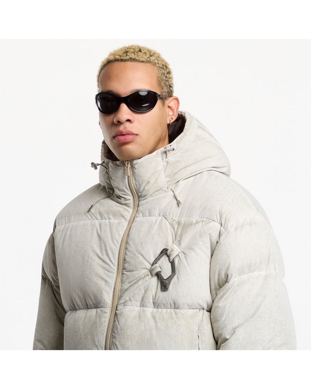 HELIOT EMIL Jas Lumen Down Puffer in het Natural