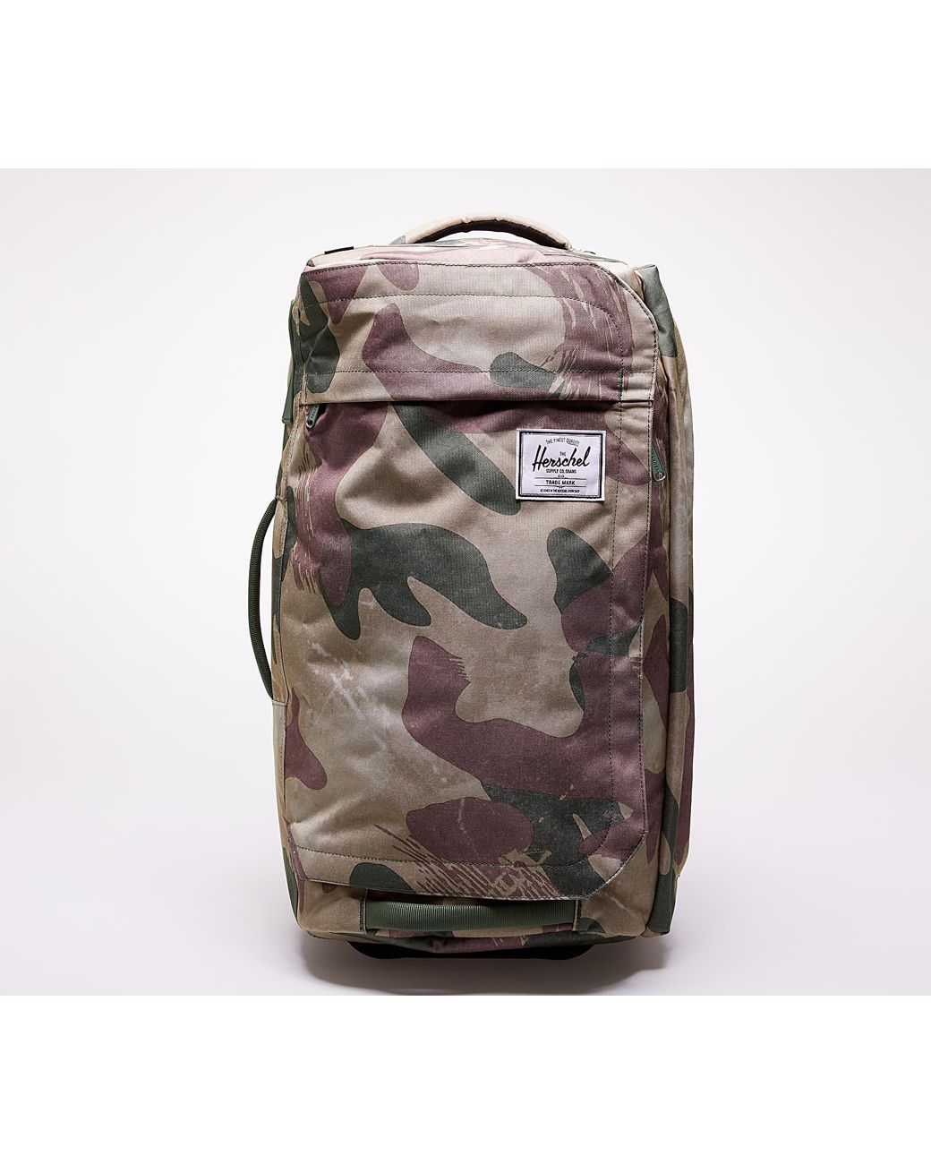 Herschel Supply Co. Outfitter Wheelie Luggage Brushstroke Camo in Brown