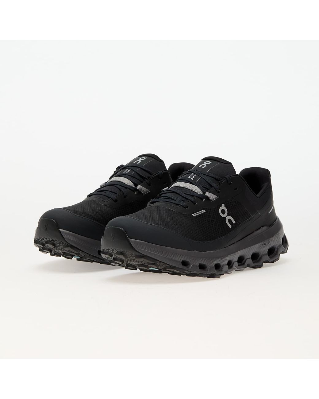 On Shoes Black Cloudvista 2 Waterproof Trail Sneakers for men