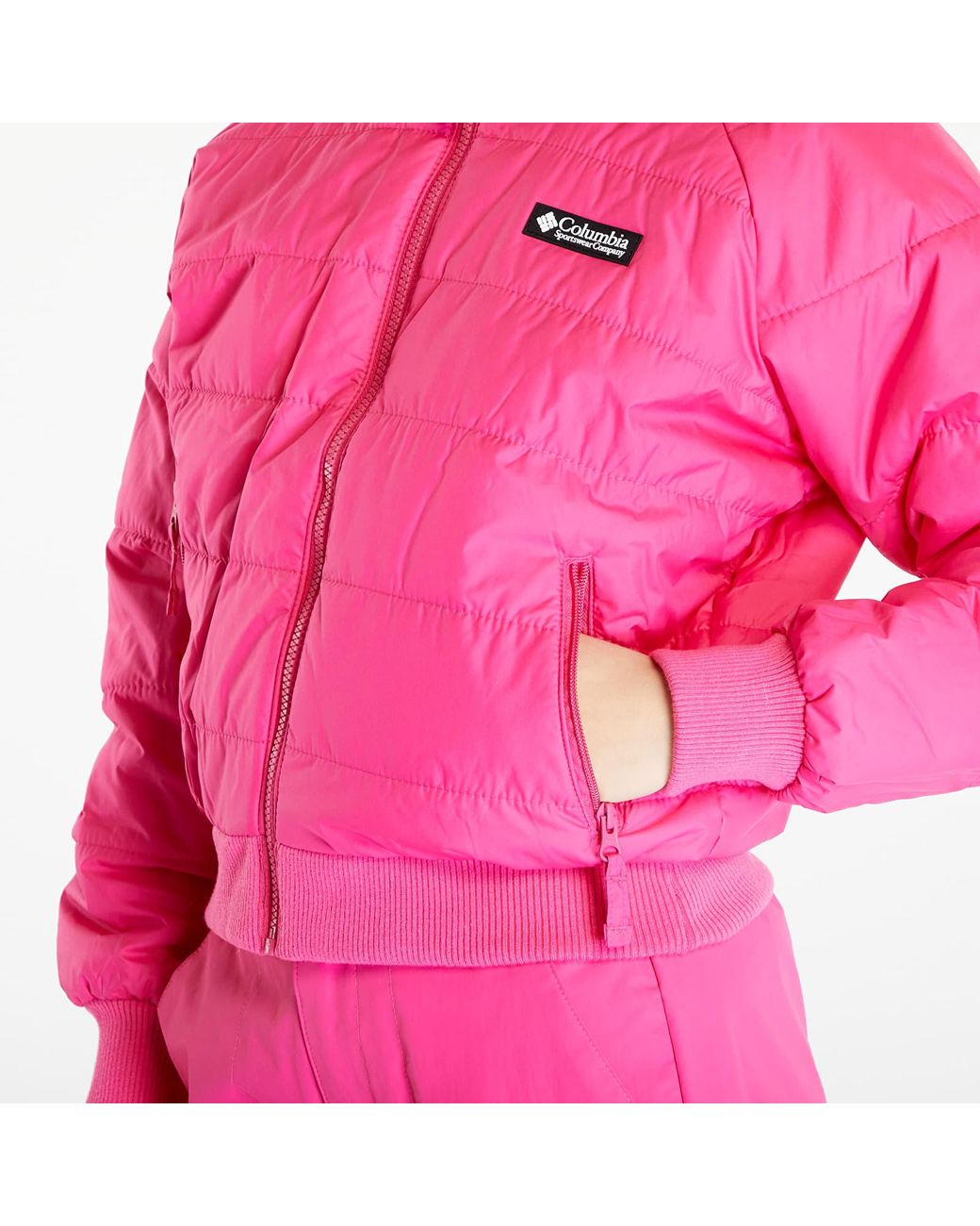 Wintertrainertm Print/ Waterproof Fuchsia Lyst Interchange | Fizz Pink Woven in Nature Jacket 3-in-1 Columbia