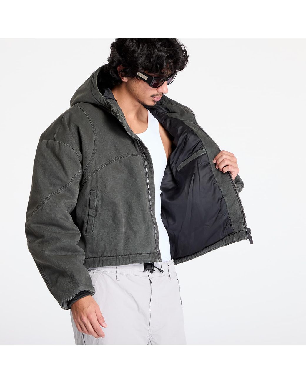 HELIOT EMIL Jas Dux Worker Jacket in het Gray voor heren