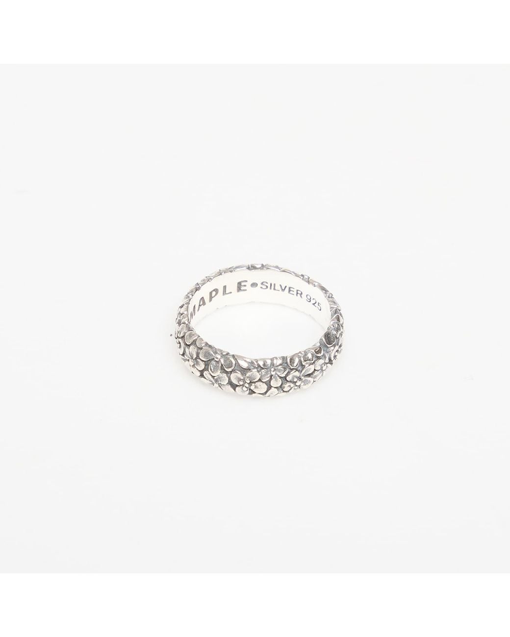 Maple Ring Floral Band in het White