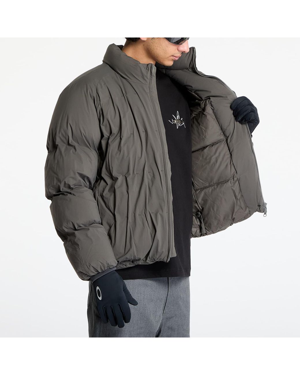 Post Archive Faction PAF Jacket 5.1 Down Right Jacket in Gray for