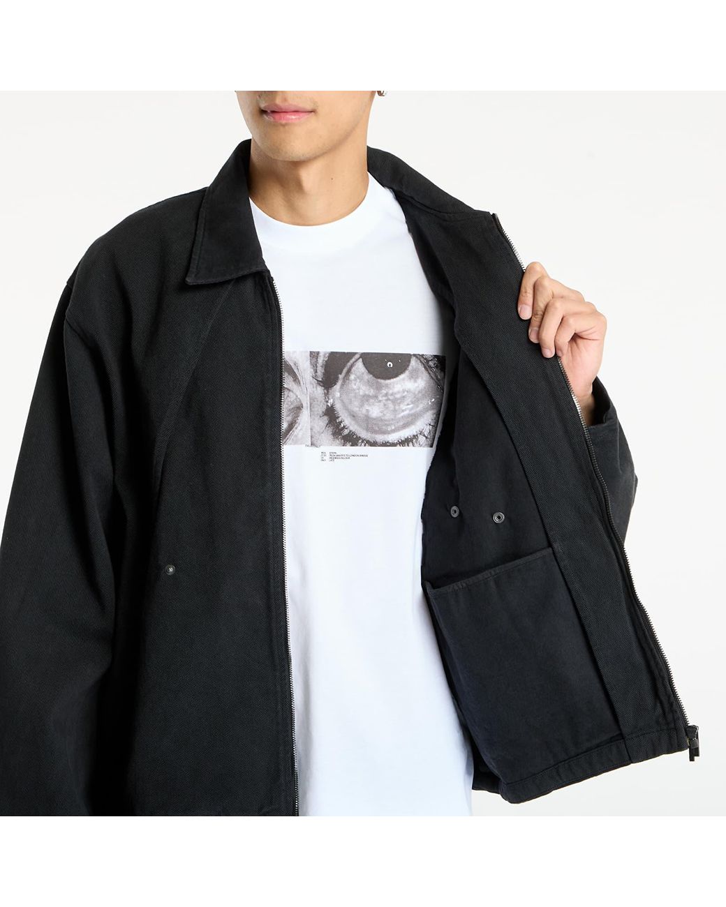Giacca Augment Jacket di A_COLD_WALL* in Black da Uomo