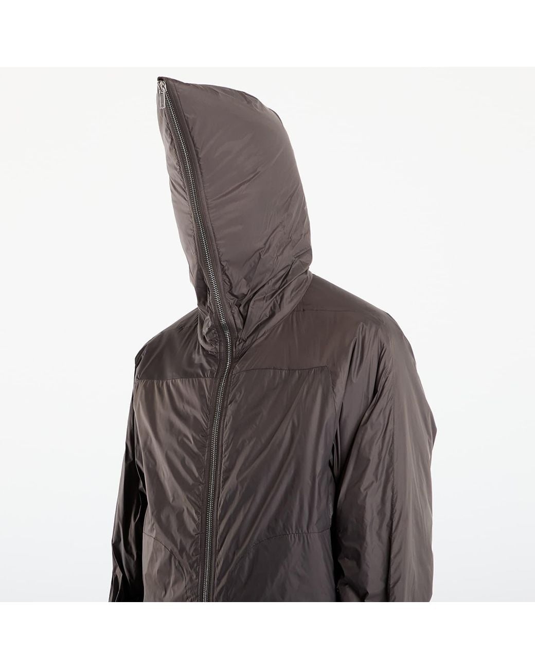 Rick Owens Brown Jacket Sealed Windbreaker for men