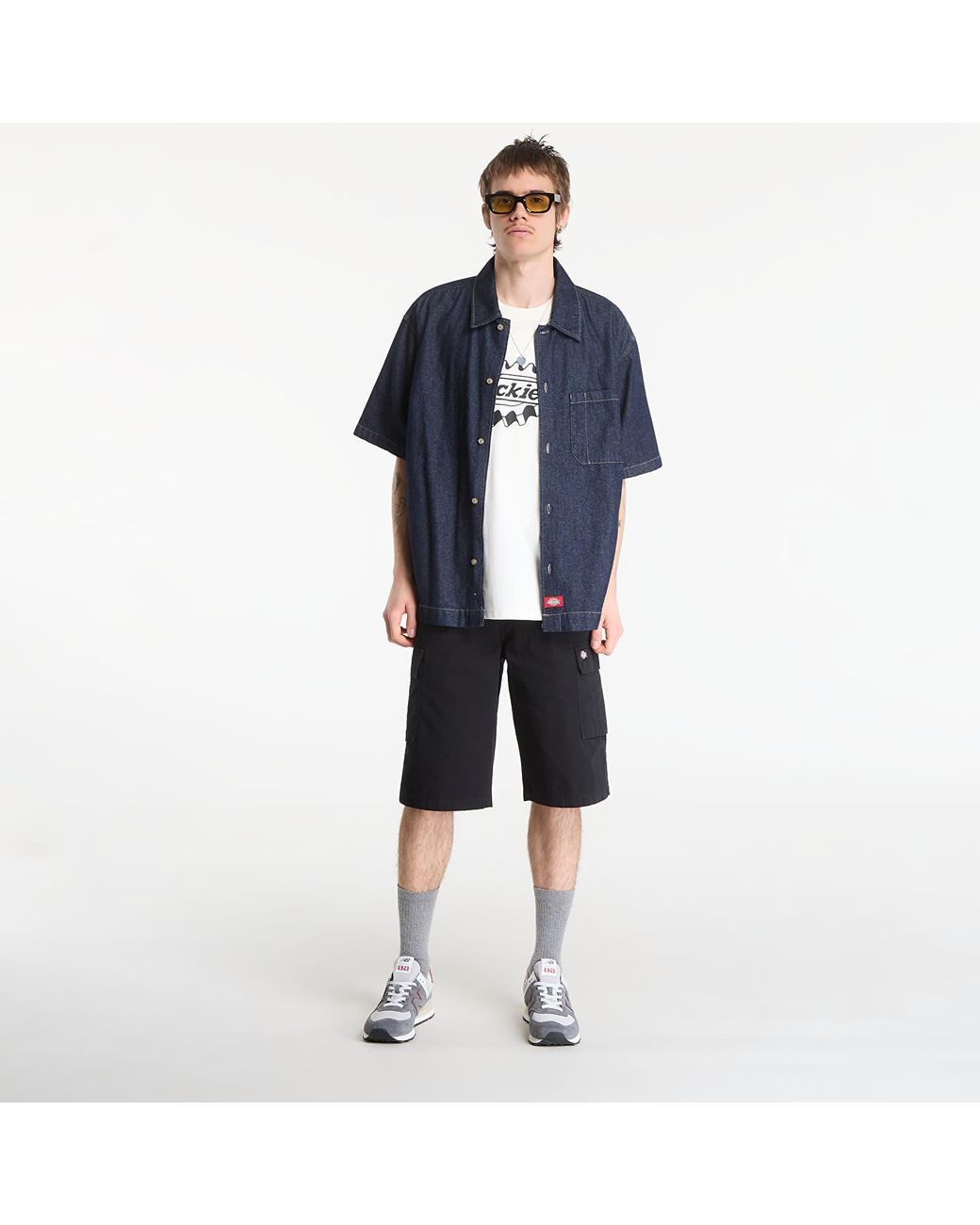 Short eagle bend short w30 Dickies pour homme en coloris Black