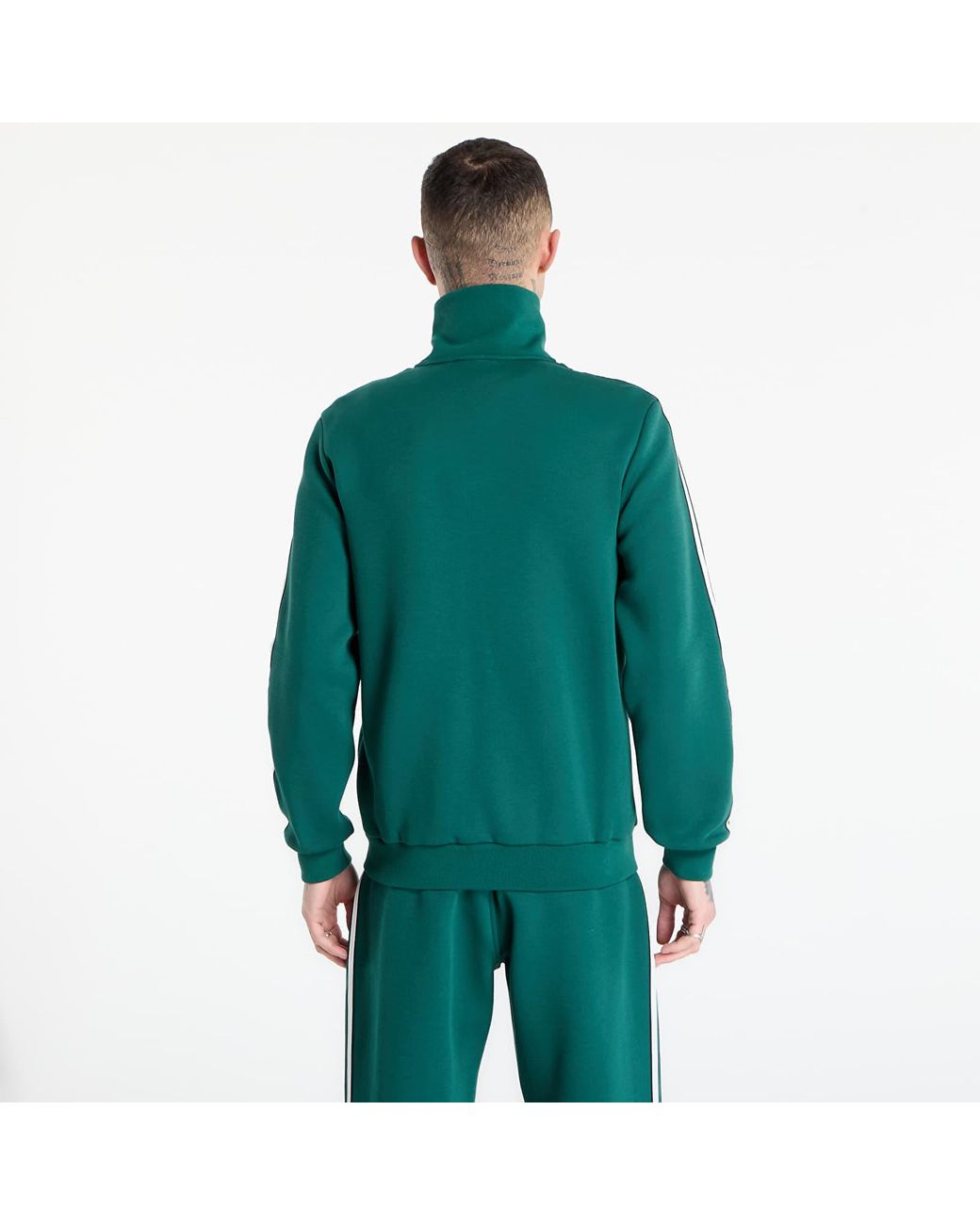 Adidas Originals Sweatshirt Adidas Classic Tipped Stripes Track Top in het Green voor heren