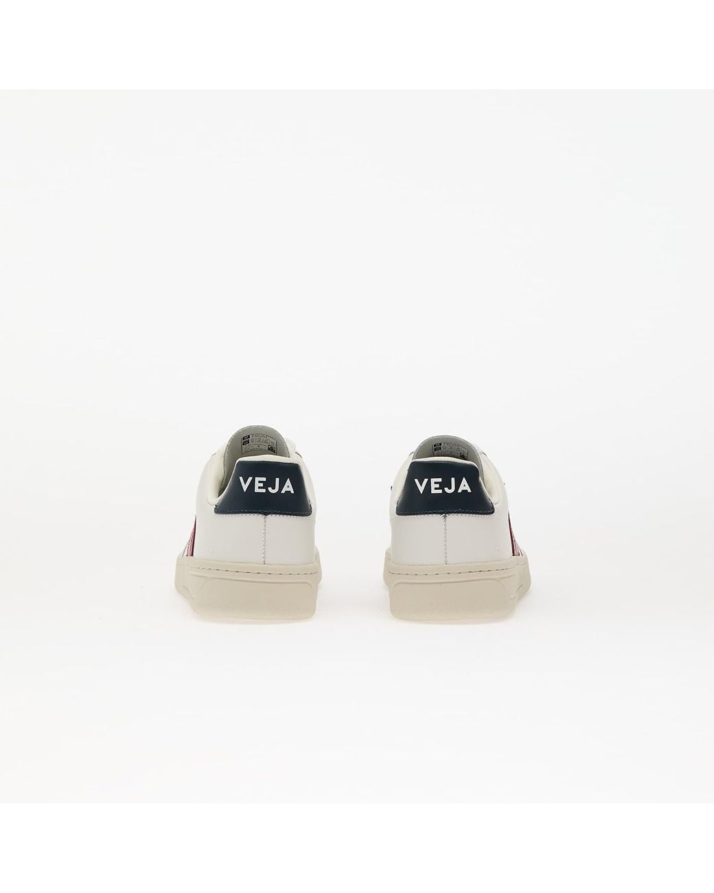 Veja Sneakers W V-12 Leather White_Marsala_Nautico Eur in het Pink