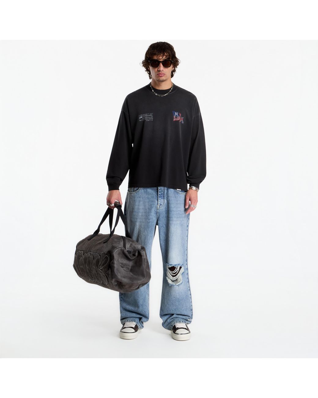 Represent Black T-Shirt Eagle Ls T-Shirt