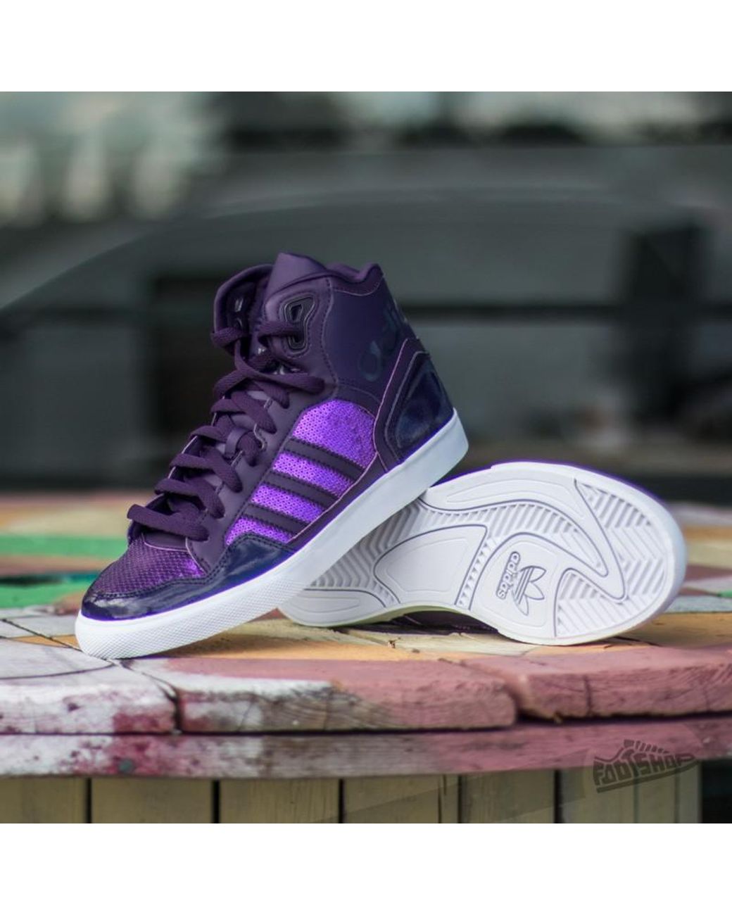 Salir tocino Isaac adidas Originals Adidas Extaball W Dark Violet/violet/white in Purple | Lyst