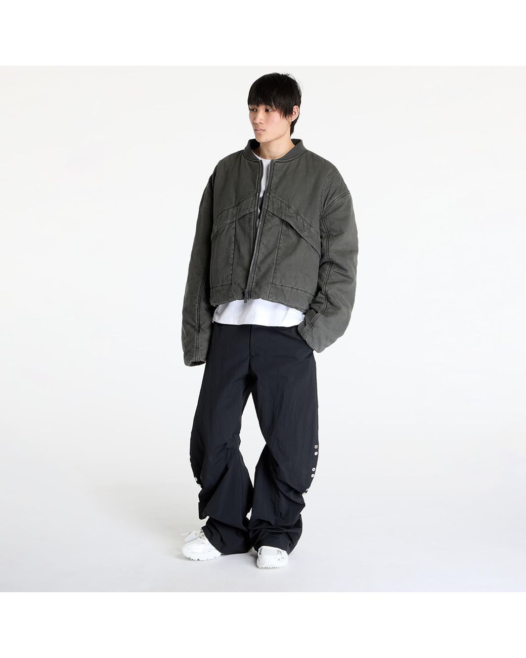 HELIOT EMIL Black Jacket Parametrical Worker Jacket for men