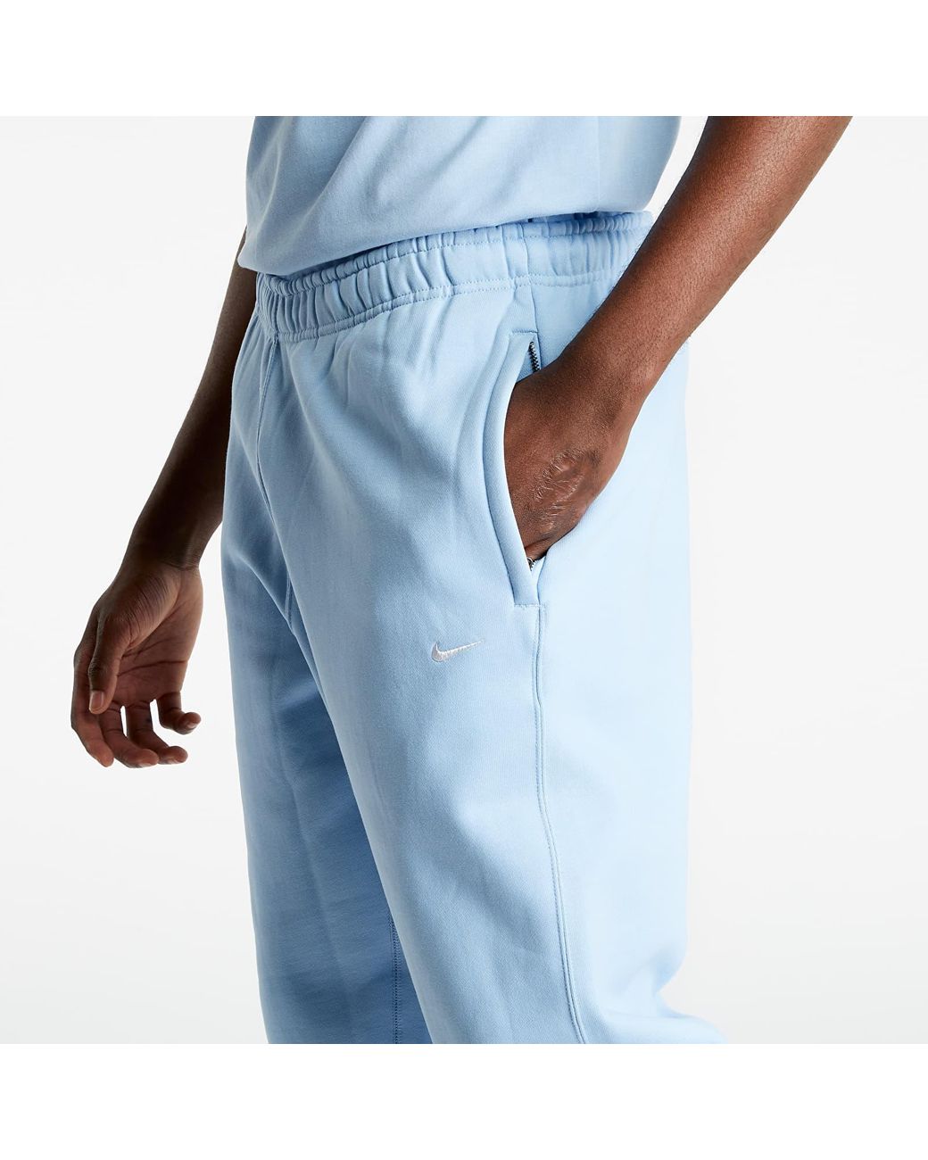 Lab Fleece Pants Psychic Blue/ White Nike pour homme | Lyst