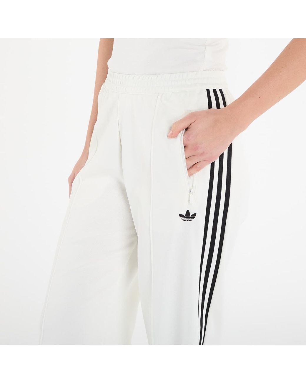 Adidas Originals Sweatbroeken Adidas Classic Track Pants Off in het White
