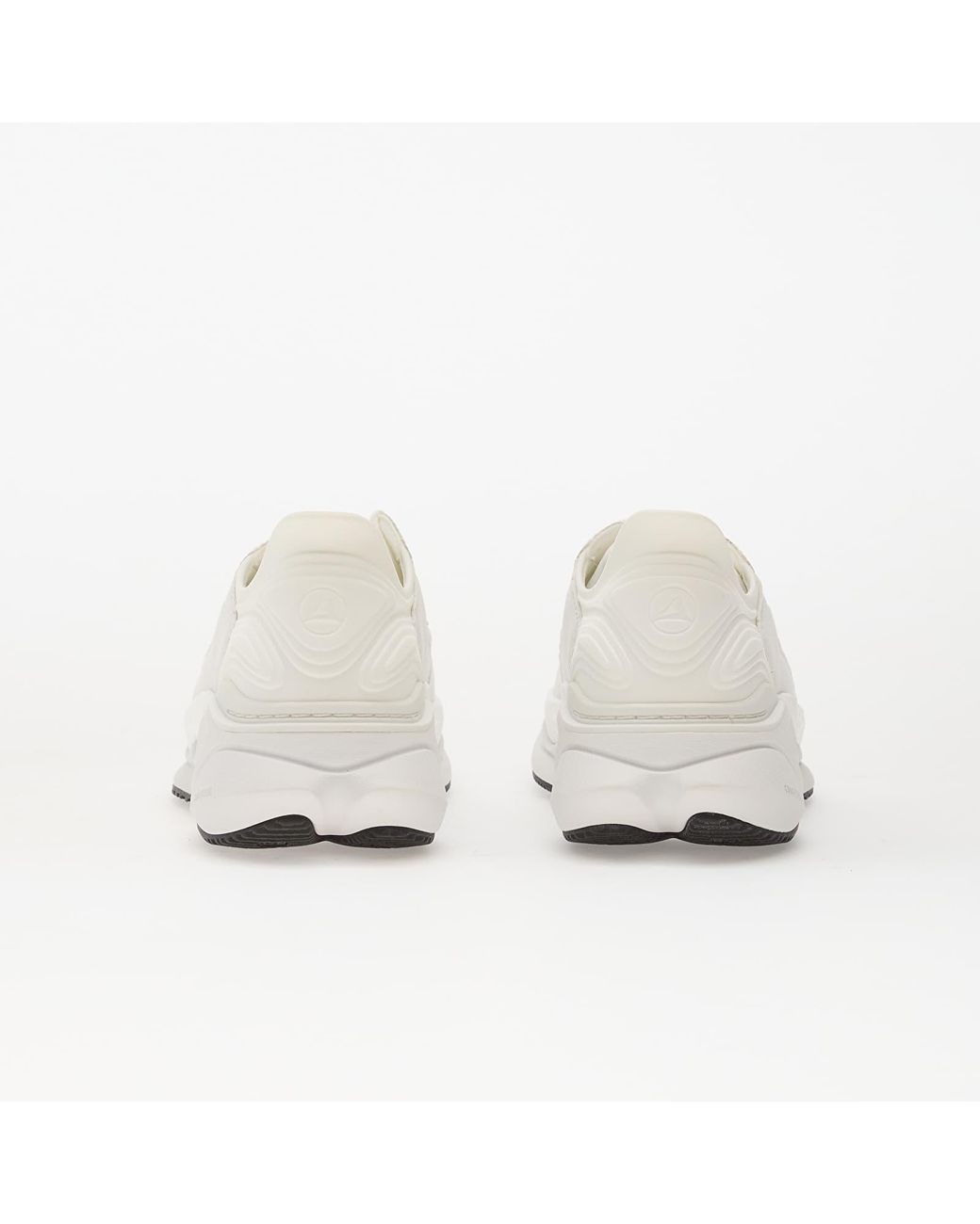 Clarks White Pace Panelled Sneakers
