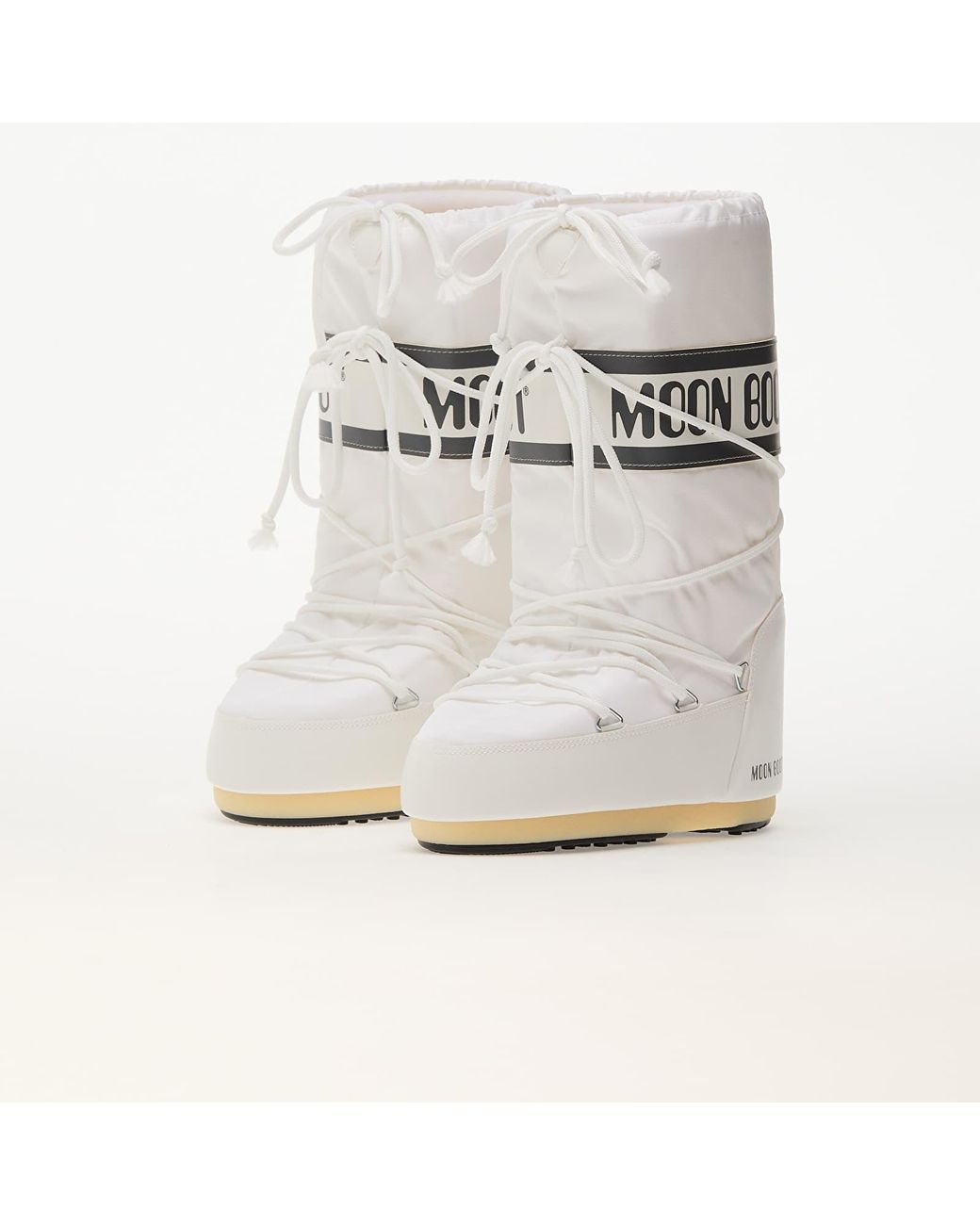 Moon Boot White Shoes Icon Nylon